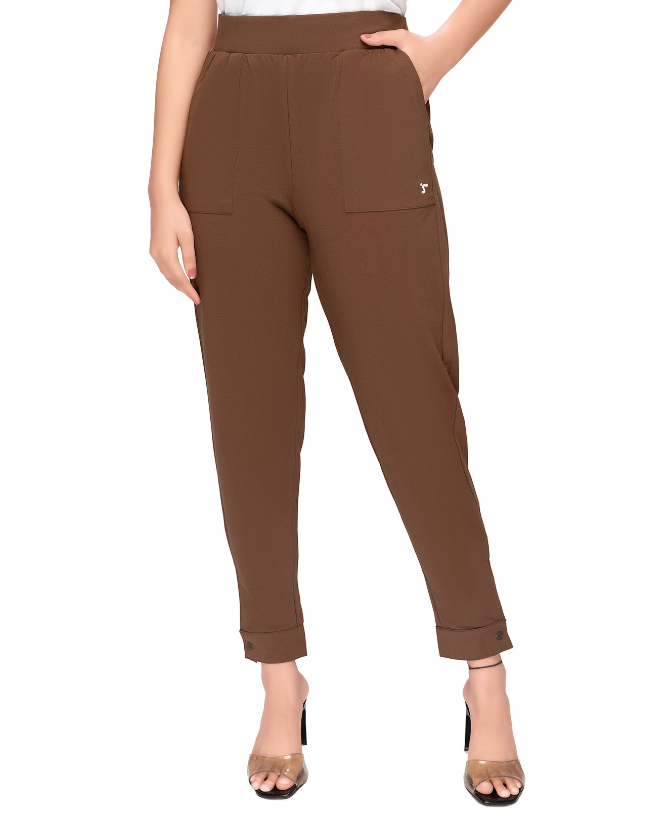 High-Waist bottoms Brown STY-22-B