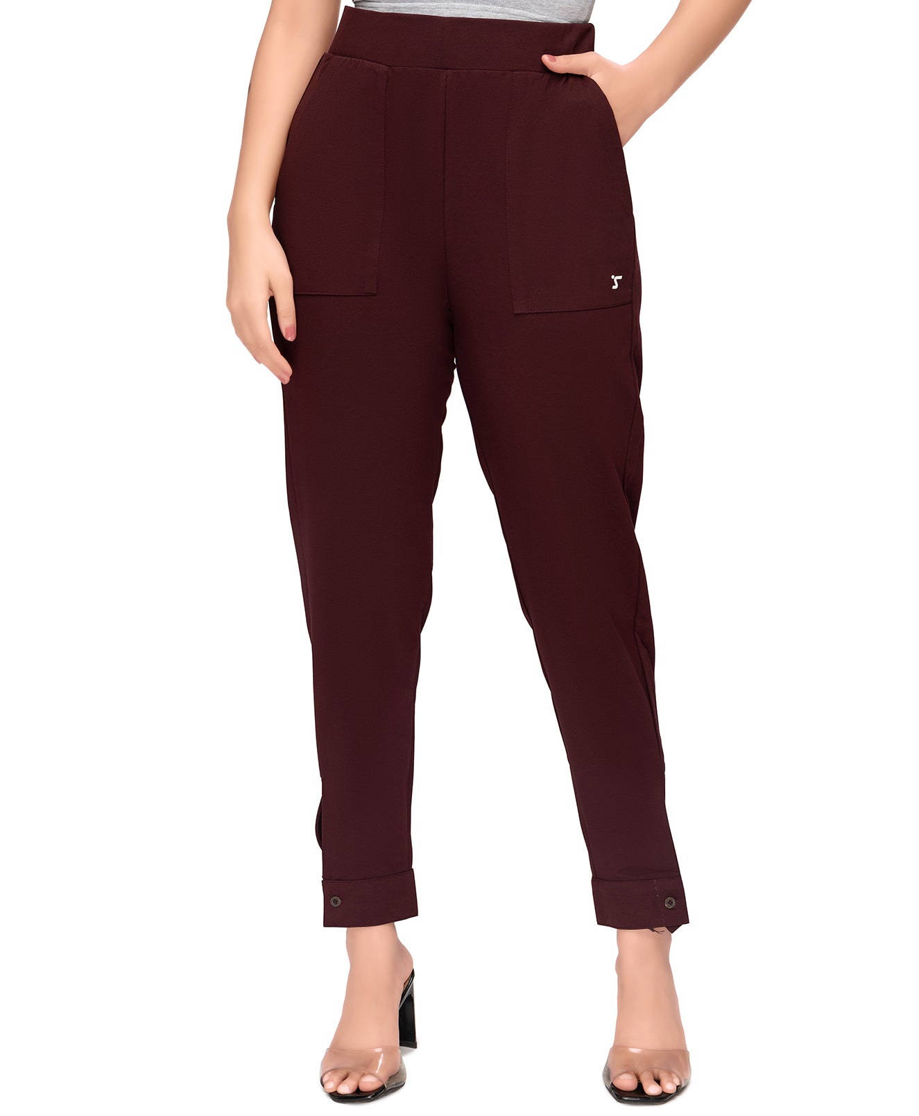 High-Waist bottoms Maroon STY-22-B