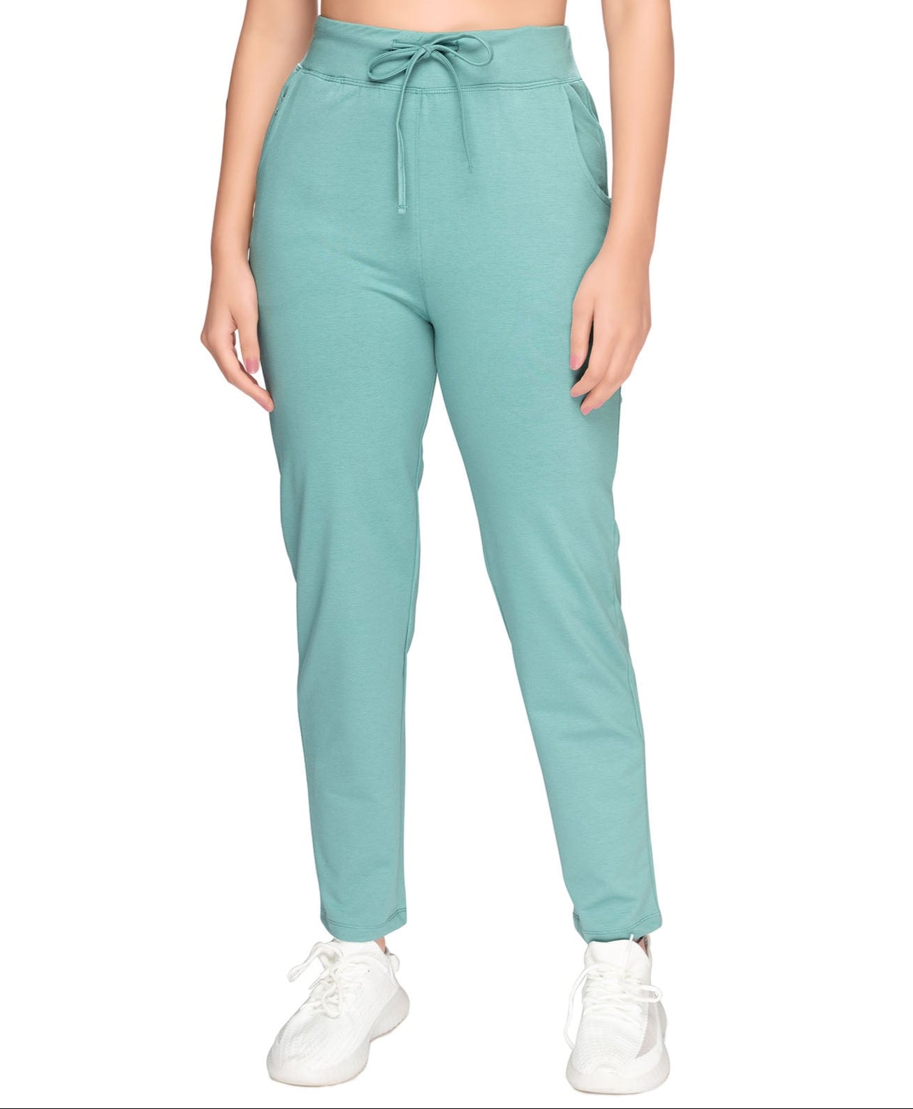 Casual Track Pants Sea Green STY-20-B