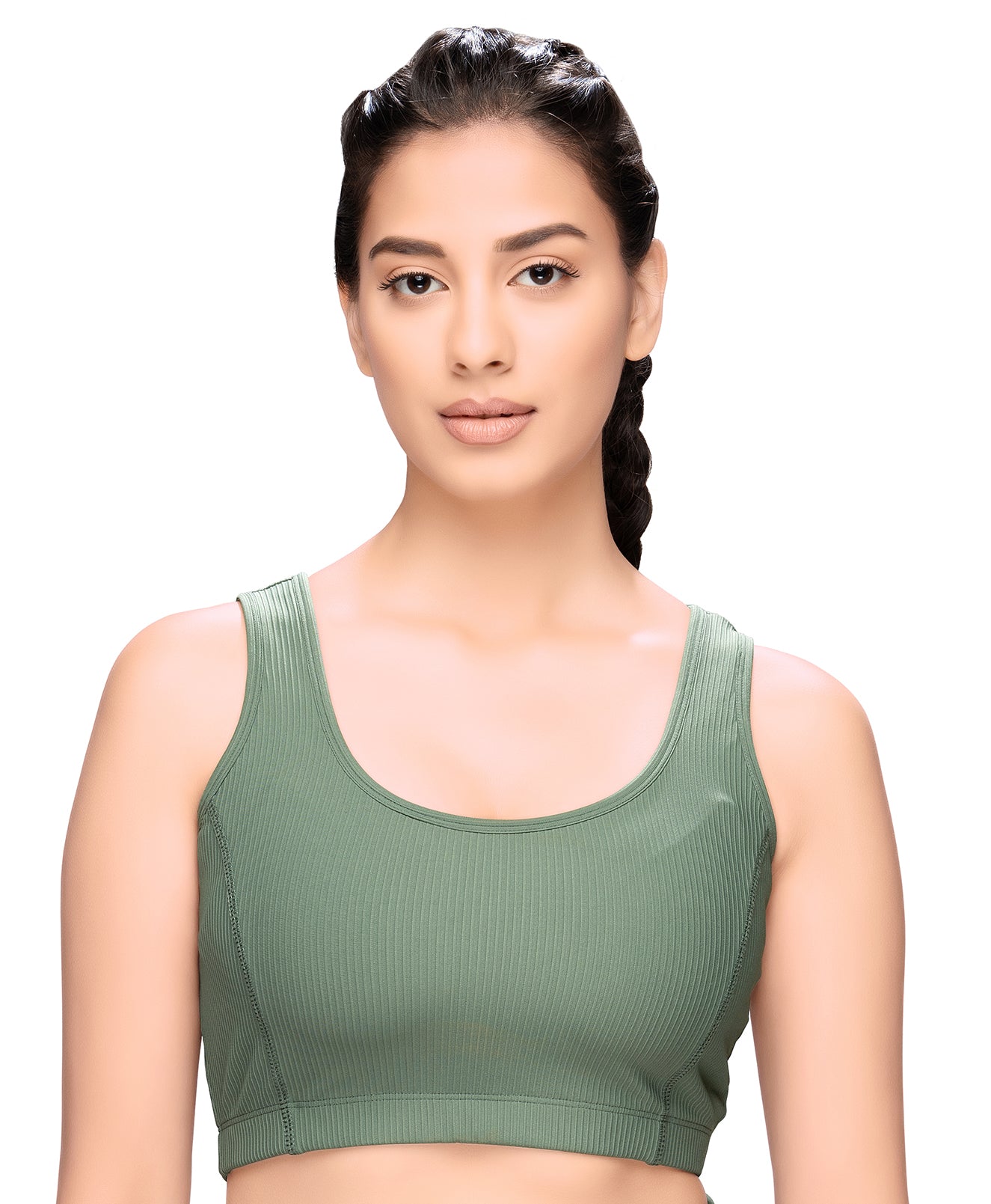 Ribbed Sports Crop Top STY-30-A