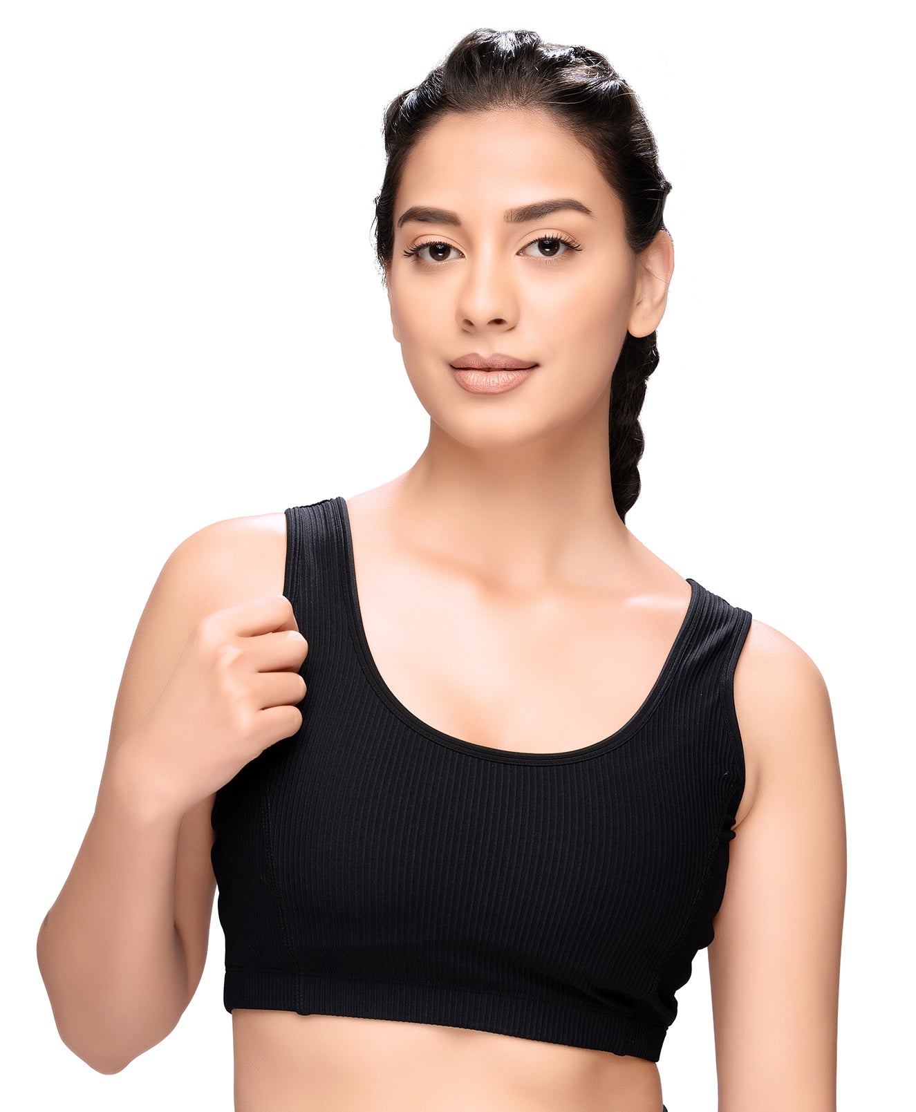 Ribbed Sports Crop Top STY-30-A