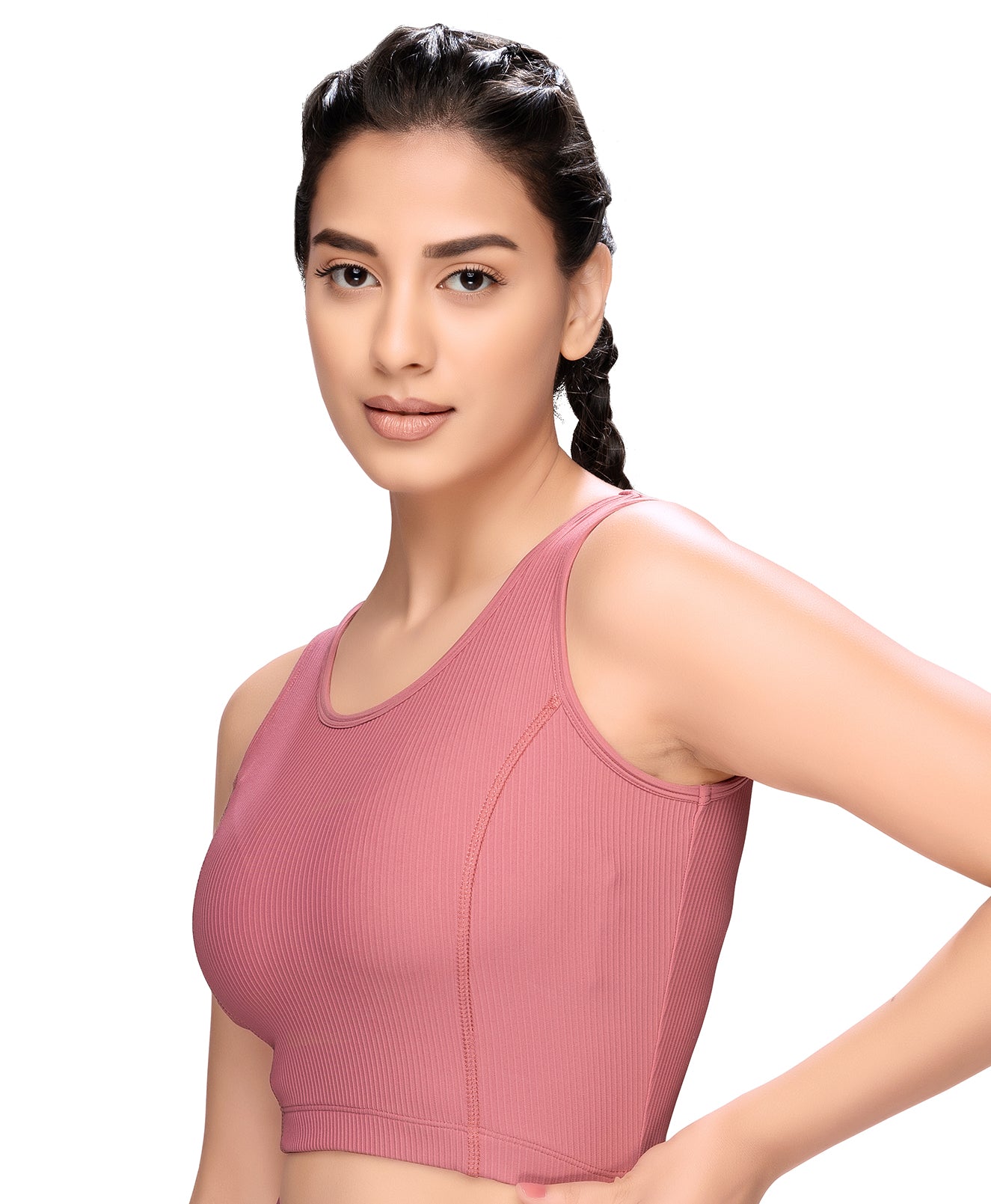 Ribbed Sports Crop Top STY-30-A