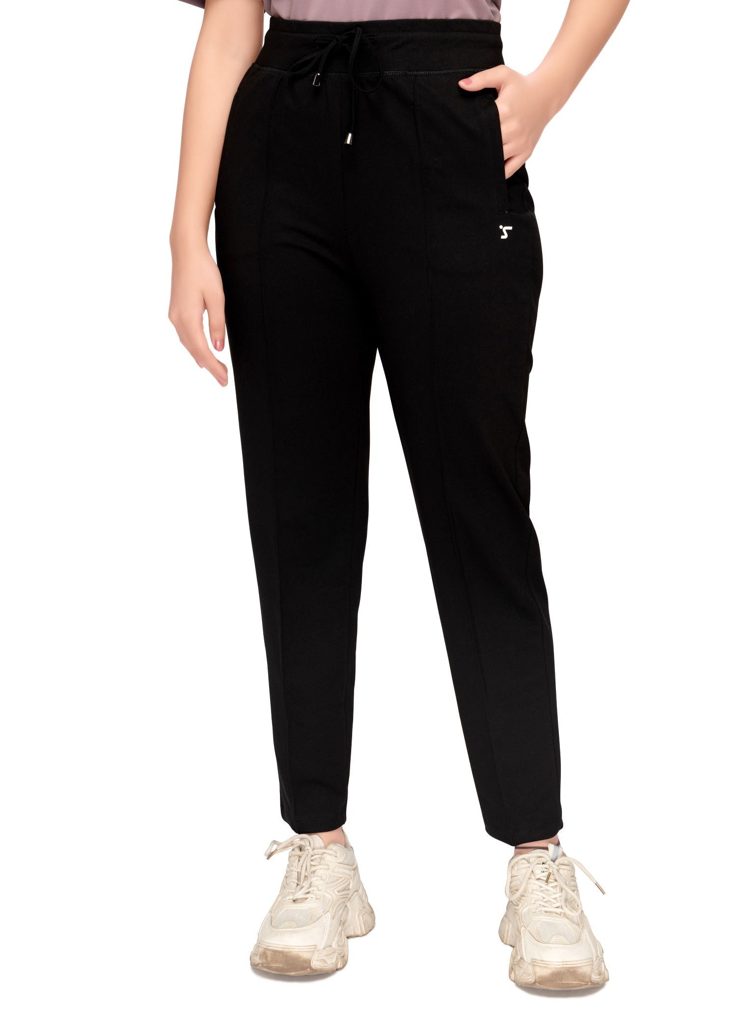 Slim-Fit Joggers Black STY-21-B