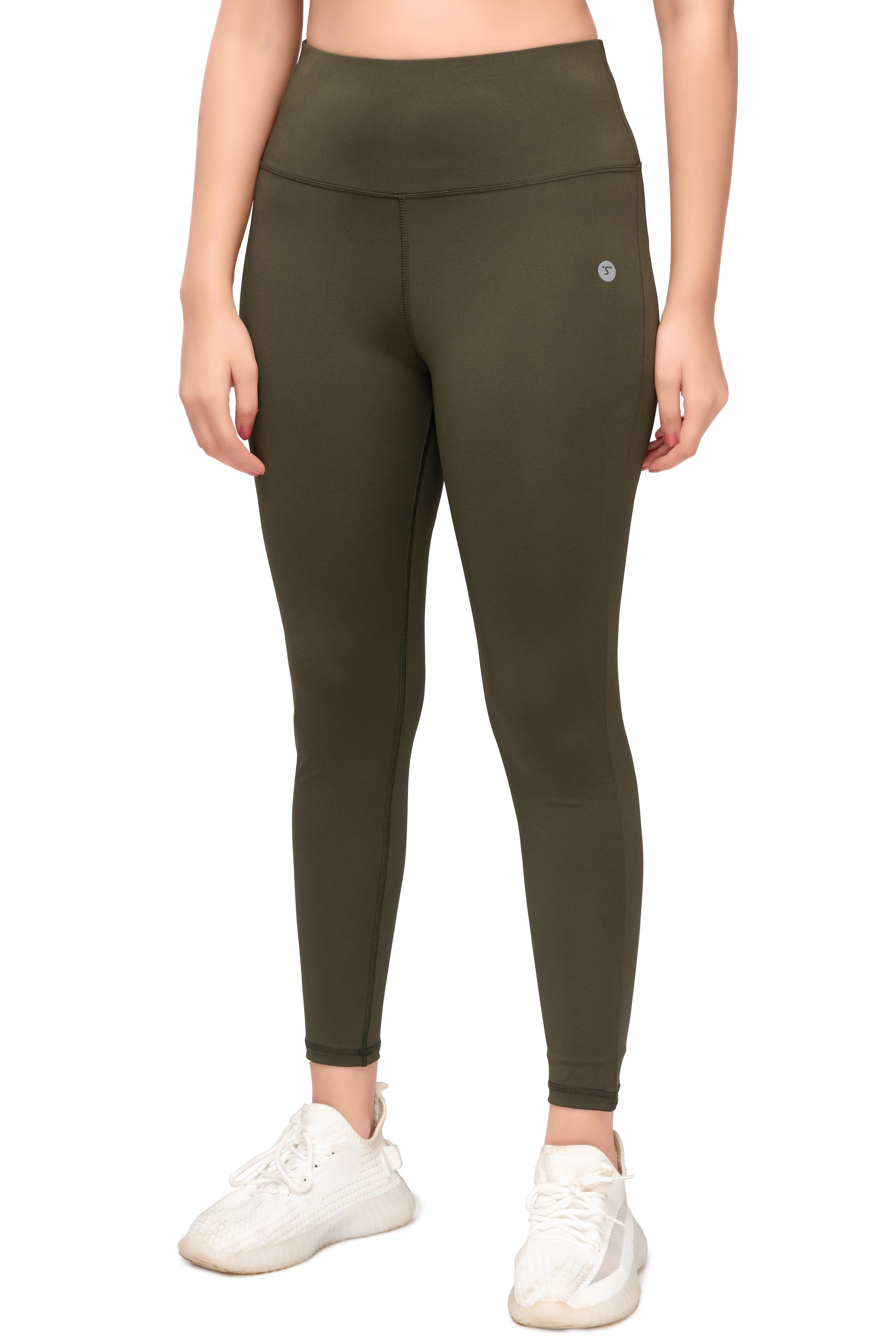 Contour Fit Leggings Green STY-15-B