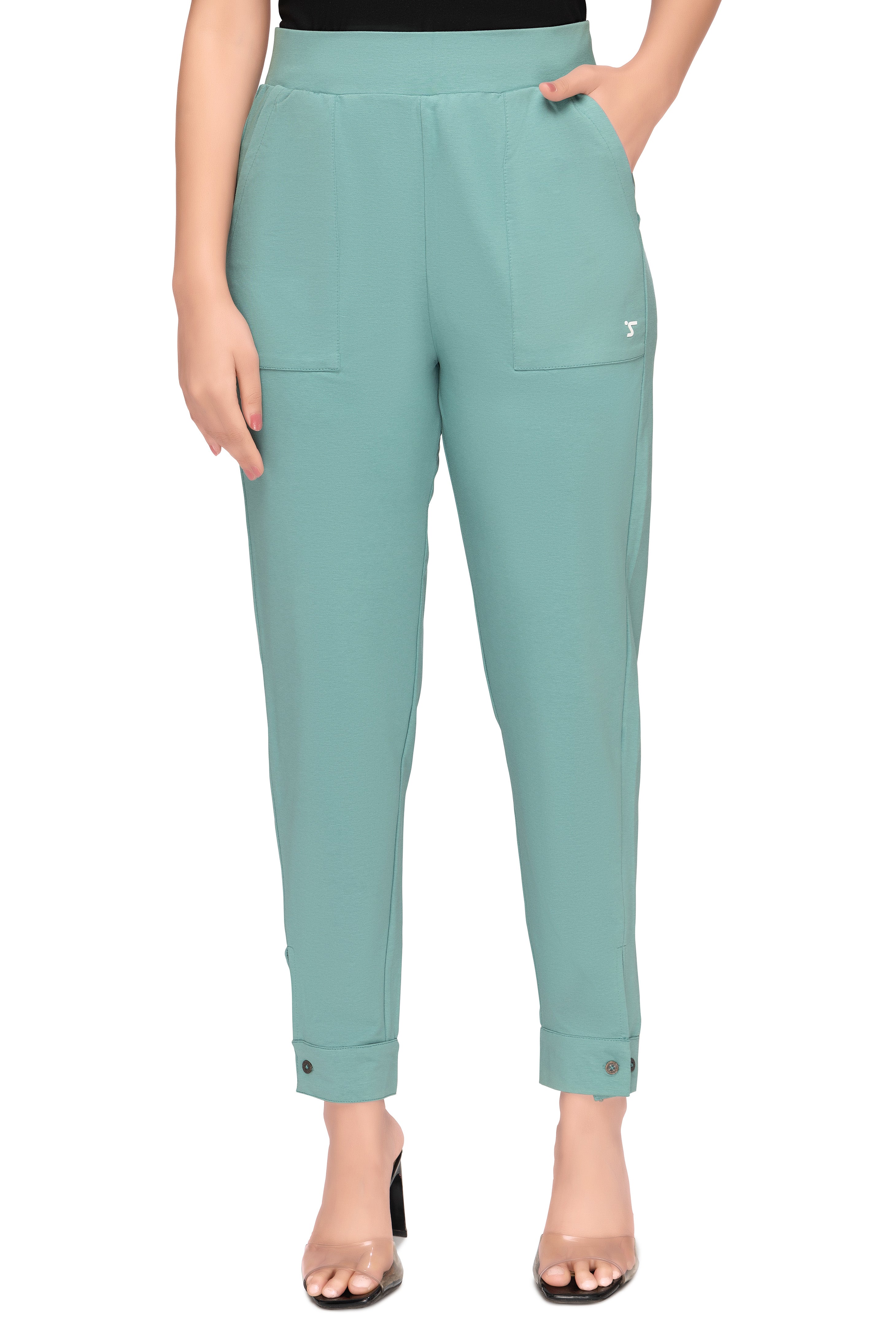 High-Waist bottoms Sea Green STY-22-B